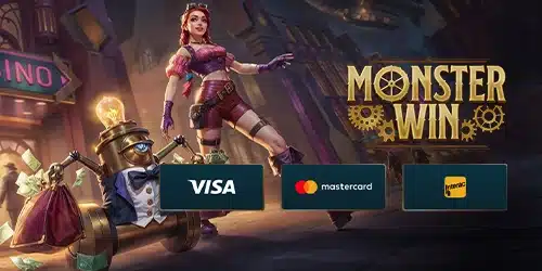 moyens de paiement sur Monster Win Casino