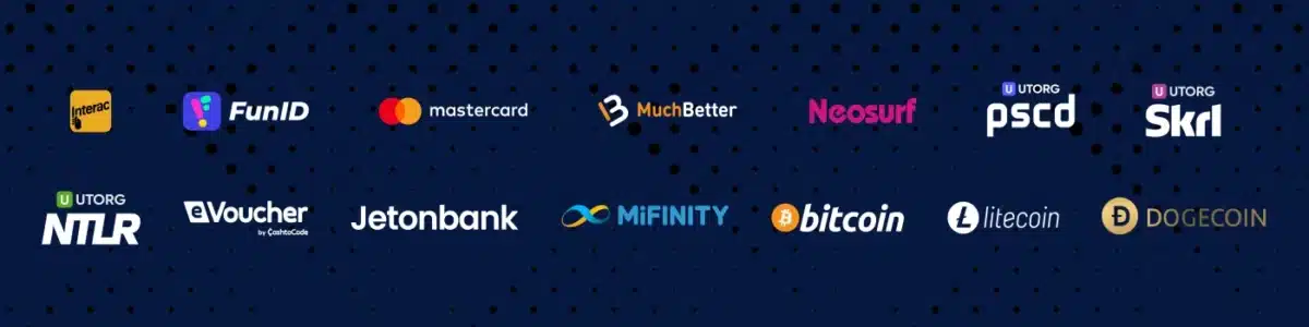Les moyens de paiement disponibles sur BigClash