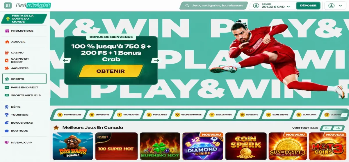 Betalright Casino Sportsbook